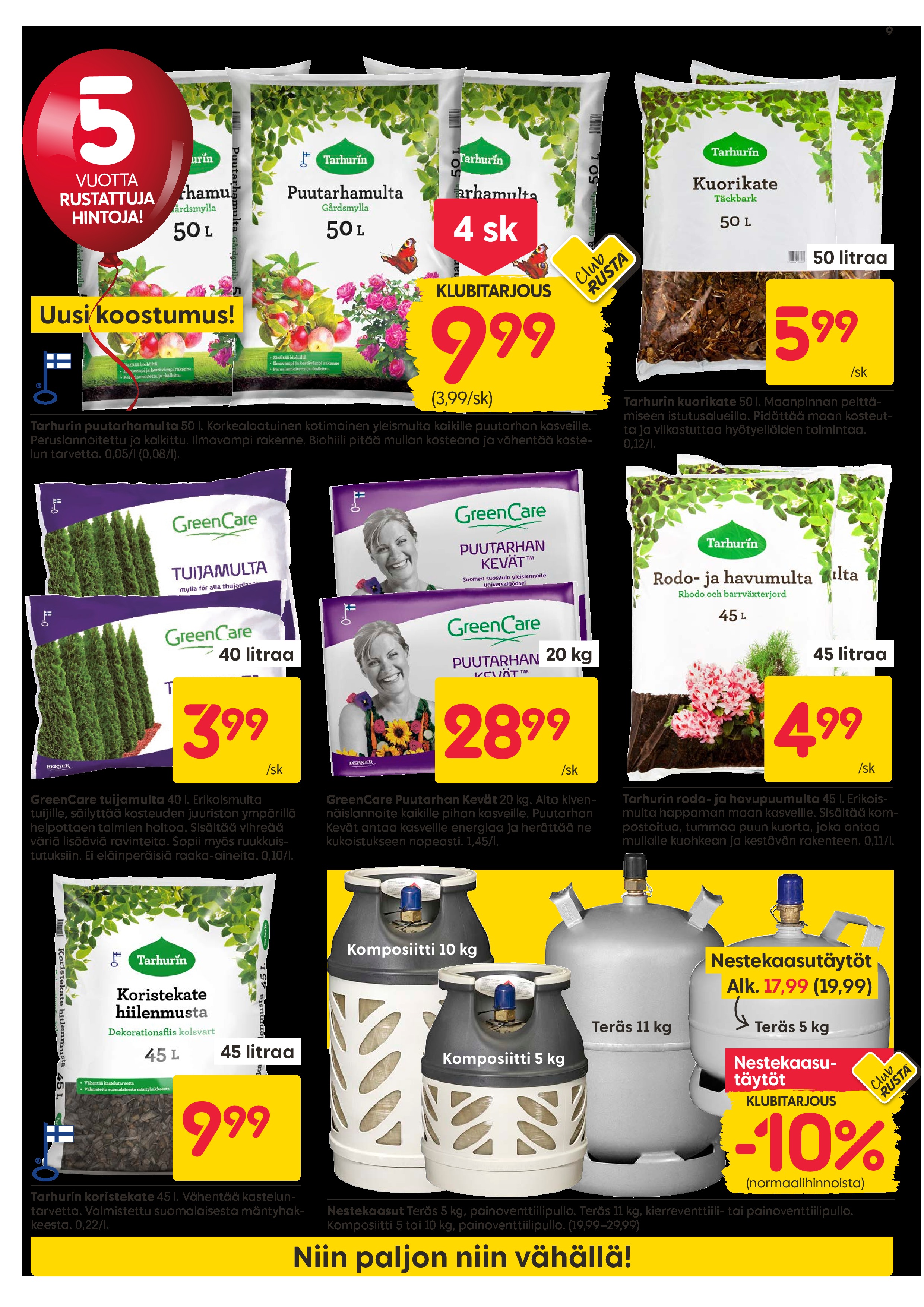 Rusta Rustattuja Hintoja sivu 9